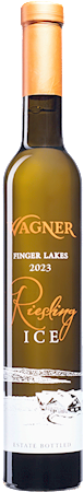 375 ml bottle of Riesling Ice Wine with our vinifera wine label featuring our distinctive Octagon shaped winery. MAIN
