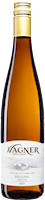 Bottle of Semi-Dry Riesling wine with our vinifera wine label featuring our distinctive Octagon shaped winery. THUMBNAIL