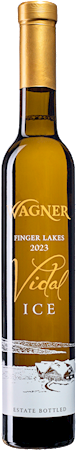 375mL bottle of Vidal Blanc Ice wine with our vinifera wine label featuring our distinctive Octagon shaped winery. MAIN