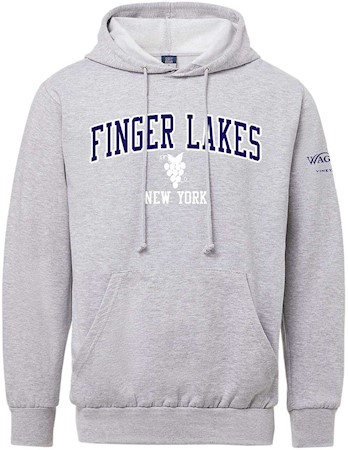 Gray Finger Lakes, New York hoodie MAIN
