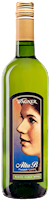 A bottle of Alta B White. A sweeter white wine with a label featuring the winery founder's mother, Alta B. MAIN