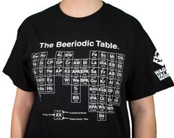 beeriodic table shirt