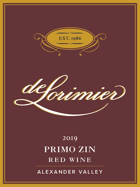2019 deLorimier Primo Zin MAIN