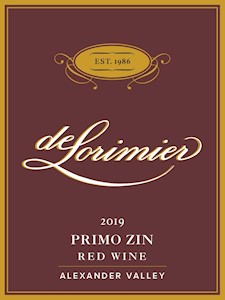 2019 deLorimier Primo Zin THUMBNAIL