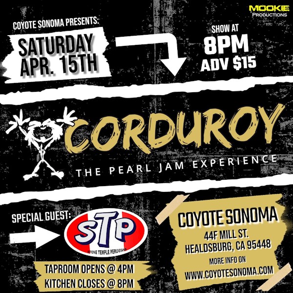 Corduroy - The Pearl Jam Experience 4/15/23 MAIN