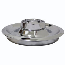 VINTAGE RALLY CENTER CAP CHEVY LOGO FOR NON-DIS BRAKE (STAINLESS) 1014NDS SWATCH