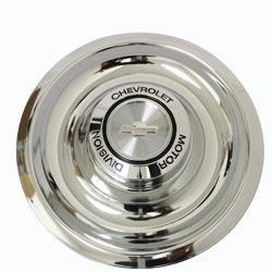 VINTAGE RALLY CENTER CAP CHEVY LOGO FOR NON-DIS BRAKE (STAINLESS) 1014NDS SWATCH