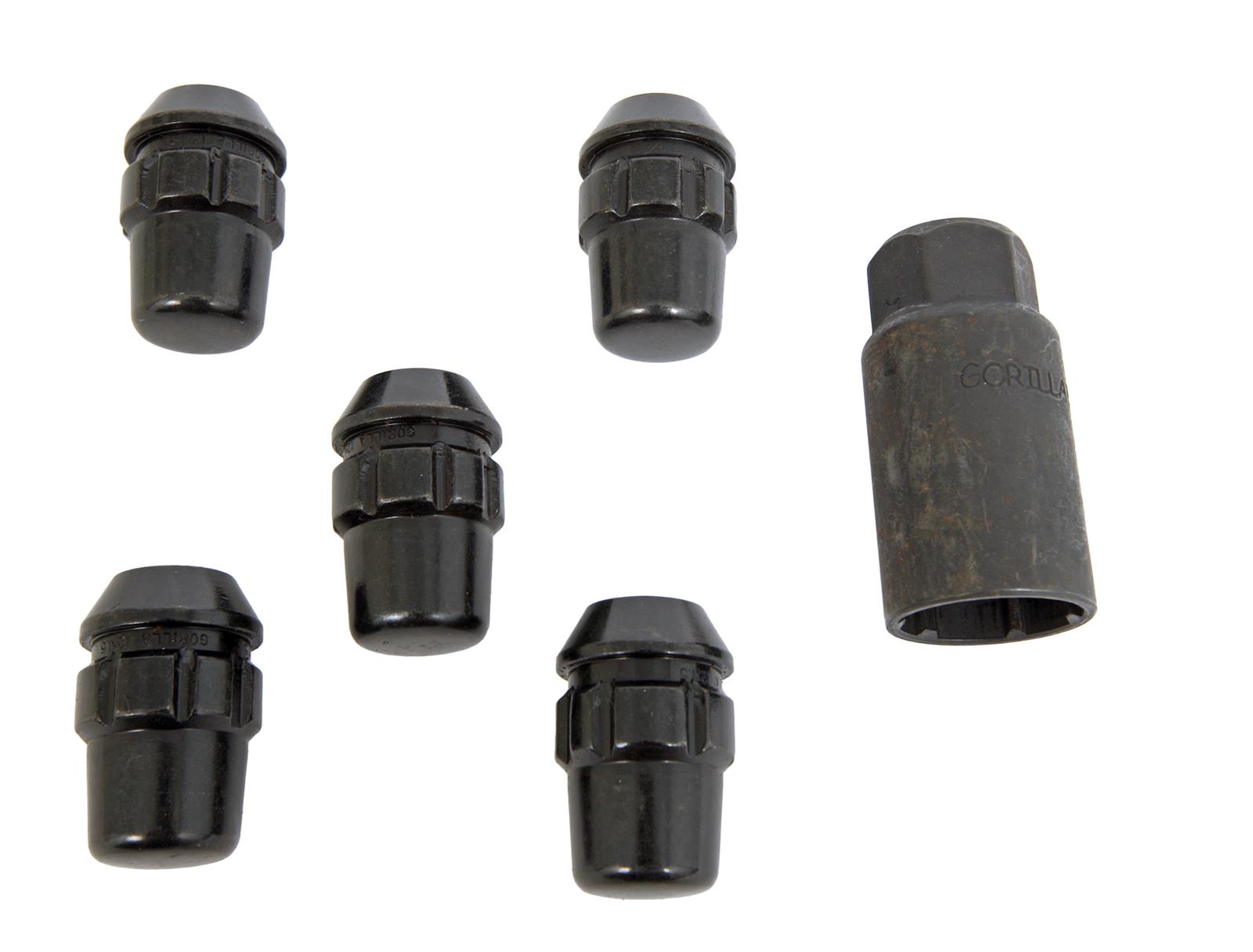 12x1.5 acorn/conical lug lock set-5 pack MAIN