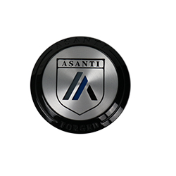 ASANTI CENTER CAP AF-CAP2GB GLOSS BLACK (NEW LOGO) SWATCH