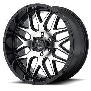 AMERICAN RACING WHEEL AR910 GLOSS BLACK MACHINE THUMBNAIL
