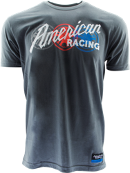 AMERICAN RACING "AMERICAN GRAFFITI" TSHIRT  - LT. GREY OR CHARCOAL SWATCH