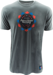 AMERICAN RACING 60 YEARS "KALEIDOSCOPE" TSHIRT  - WHITE OR CHARCOAL SWATCH