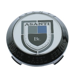 ASANTI BLACK LABEL REPLACEMENT CENTER CAP BLACK - CT-36NB (OLD LOGO) THUMBNAIL