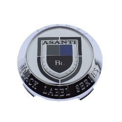 ASANTI BLACK LABEL REPLACEMENT CENTER CAP CHROME - CT-36N (OLD LOGO) MAIN