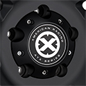 ATX SERIES AXE AX200 CAST IRON BLACK  CENTER CAP REPLACEMENT MAIN