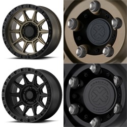 ATX SERIES AX202 SATIN  BLACK  BRONZE CENTER CAP REPLACEMENT THUMBNAIL