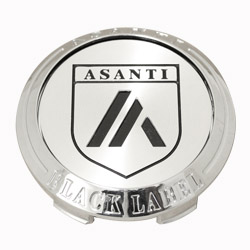 ASANTI BLACK LABEL FLOATER CENTER CAP - CHROME (SHORT) C-100FABACN THUMBNAIL