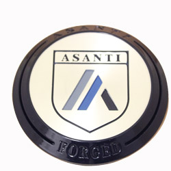 ASANTI FORGED BILLET FLOATER CENTER CAP - GLOSS BLACK (SHORT) C-100FABN MAIN