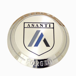 ASANTI FORGED BILLET FLOATER CENTER CAP - CHROME C-100FACN SWATCH