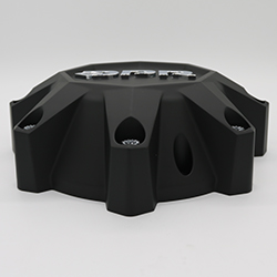 DPR MATTE BLACK CAP - CAP-DPR-B SHORT W/ SM CHR DIAMOND LOGO SWATCH