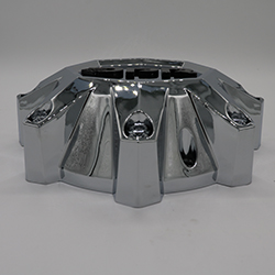 DPR CHROME CAP - CAP-DPR-C SHORT W/ SM BLK DIAMOND LOGO SWATCH