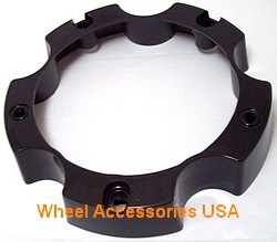 OPEN END MATTE BLACK 5 LUG CENTER CAP MAIN