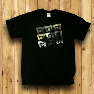 MOTEGI RACING " STAMPED" TSHIRT - BLACK SWATCH