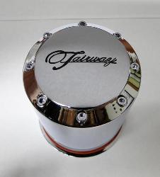 FAIRWAY ALLOY GOLF CART  WHEEL REPLACEMENT CENTER CAP FA-9903 MAIN