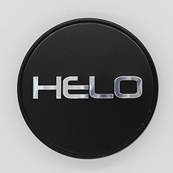 HELO HE899 REPLACEMENT CENTER CAP - SATIN BLACK SWATCH