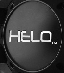 HELO GLOSS BLACK LOGO FOR "SMALL" 5 LUG CENTER CAP (878L64GB) THUMBNAIL