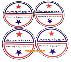 AMERICAN RACING TWIN STAR LOGO 1.75" (4 PACK) MAIN