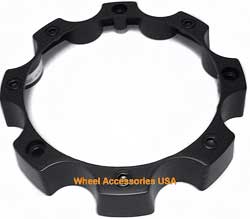 OPEN END MATTE BLACK 8 LUG CENTER CAP MAIN