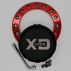 KMC XD SERIES M1050RED CENTER CAP SWATCH