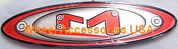 MOTO METAL LARGE 5/6 LUG RED OVAL LOGO MAIN
