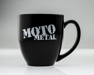 MOTO METAL LOGO COFFEE MUG BLACK THUMBNAIL