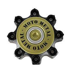 MOTO METAL MO979 REPLACEMENT CENTER CAP - SATIN BLACK SWATCH