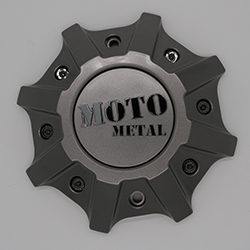 MOTO METAL MO984 REPLACEMENT CENTER CAP - MATTE GRAY MAIN