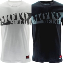 MOTO METAL "SLASHER" TSHIRT - WHITE OR BLACK THUMBNAIL