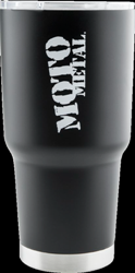 MOTO METAL LOGO STAINLESS STEEL TUMBLER MAIN