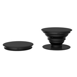 KMC POP-SOCKET ACCESSORY FOR PHONE CASE - BLACK SWATCH
