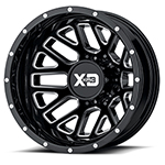 KMC WHEELS XD SERIES OFFROAD WHEELS XD843 GRENADE DUALLY GLOSS BLACK