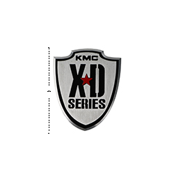 KMC XD SERIES LOGO LARGE VEHICLE BADGE  4.3/4" MAIN