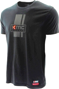 KMC BRAND "ICON" TSHIRT - WHITE OR BLACK SWATCH