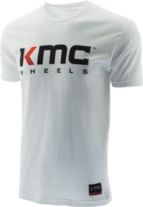 KMC BRAND "BILLBOARD" TSHIRT - WHITE OR BLACK SWATCH