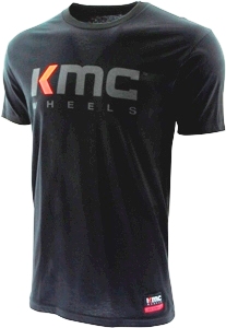 KMC BRAND "BILLBOARD" TSHIRT - WHITE OR BLACK SWATCH