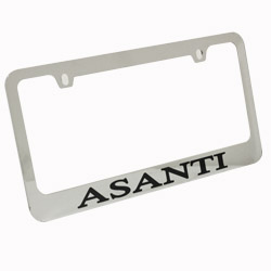 ASANTI LICENSE PLATE FRAME MAIN