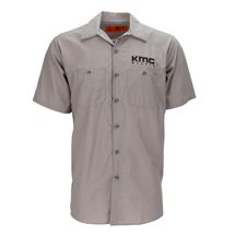 KMC "RED KAP BRAND" WORK SHIRT - GREY OR BLACK MAIN