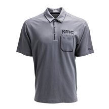 KMC "STANDARD" LOGO POLO - GREY OR BLACK SWATCH