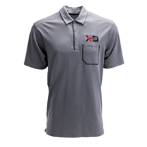 XD SERIES "STANDARD" LOGO POLO - GREY OR BLACK SWATCH