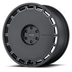 KMC WHEELS SKILLET KM689 BLACK W/ MACHINE FACE REPLACEMENT CAP SWATCH